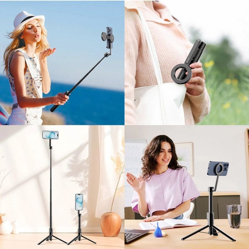 Селфі-монопод Ulanzi MG-003 Magnetic Selfie Stick Pro Black (M003B) 5