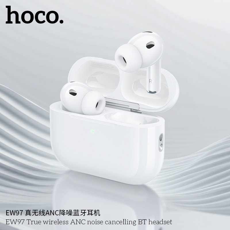 Бездротові навушники TWS HOCO EW97 True wireless ANC noise reduction BT headset White (6942007673976) 9