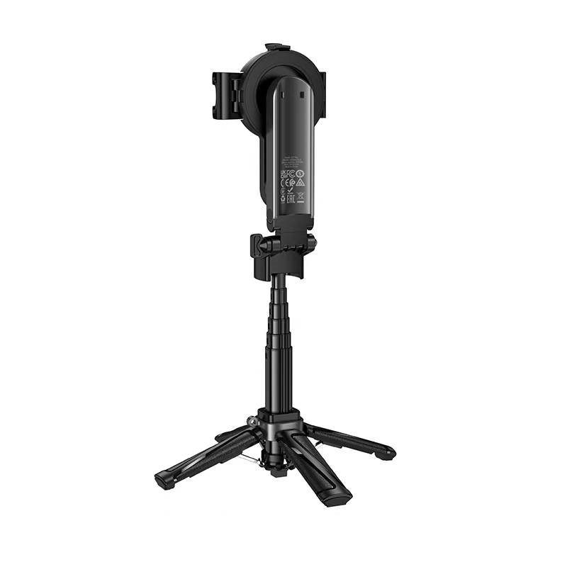 Селфі-трипод HOCO K27 Pro Magic mini live broadcast stand(pull clip+magnetic focusing version) (48cm) Black (6942007668743) 4