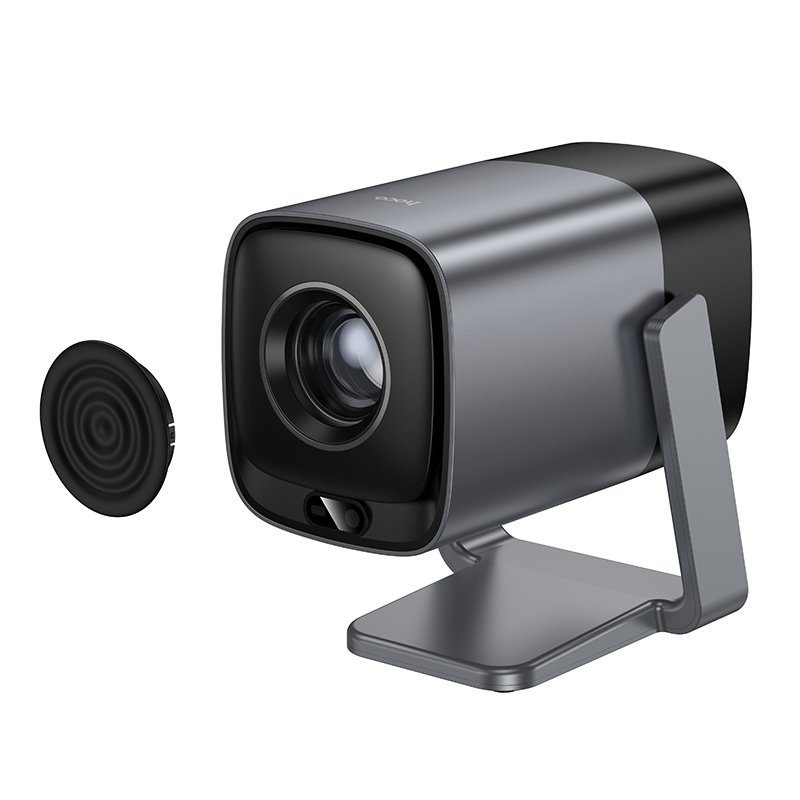Проектор HOCO DT7 WiFi 2.4+5G. Smart electric focus projector(1080P Android version) Metal Gray (6942007668781) 3