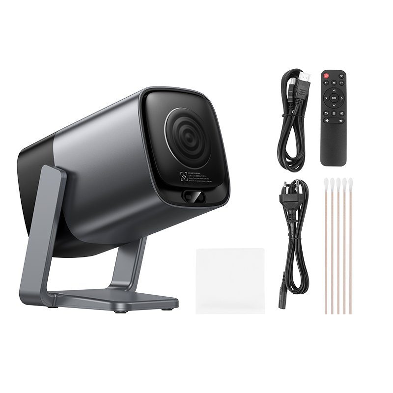 Проектор HOCO DT7 WiFi 2.4+5G. Smart electric focus projector(1080P Android version) Metal Gray (6942007668781) 7