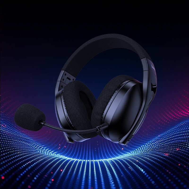 Навушники ігрові HOCO W114 Magic four-mode gaming headphones Black (6942007671439) 7