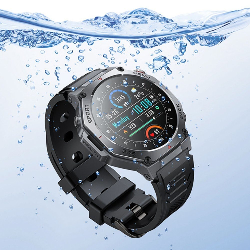 Смарт-годинник HOCO Y37 AMOLED 36mm. 520 mAh. GPS sports watch(call version) Black (6942007666046) 9