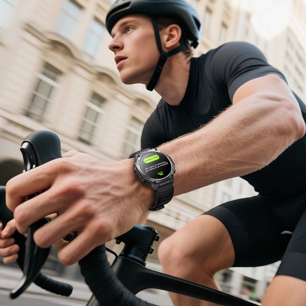 Смарт-годинник HOCO Y37 AMOLED 36mm. 520 mAh. GPS sports watch(call version) Black (6942007666046) 10