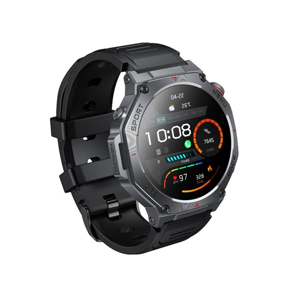 Смарт-годинник HOCO Y37 AMOLED 36mm. 520 mAh. GPS sports watch(call version) Black (6942007666046) 3
