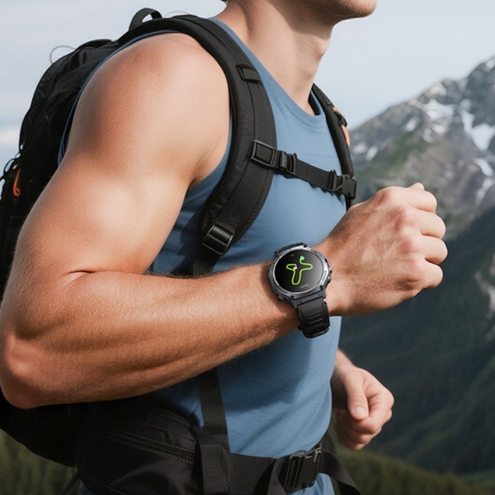 Смарт-годинник HOCO Y37 AMOLED 36mm. 520 mAh. GPS sports watch(call version) Black (6942007666046) 8