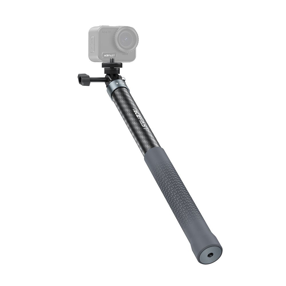 Монопод ACEFAST E38 1.2m carbon fiber telescopic selfie stick Gray-Black (6974316286028) 6