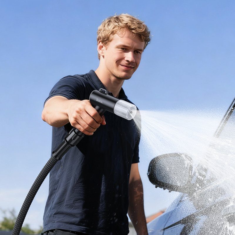 Водяний пістолет зі шлангом HOCO ZP17 Meihao direct injection pressurized water gun Back (6942007670623) 7