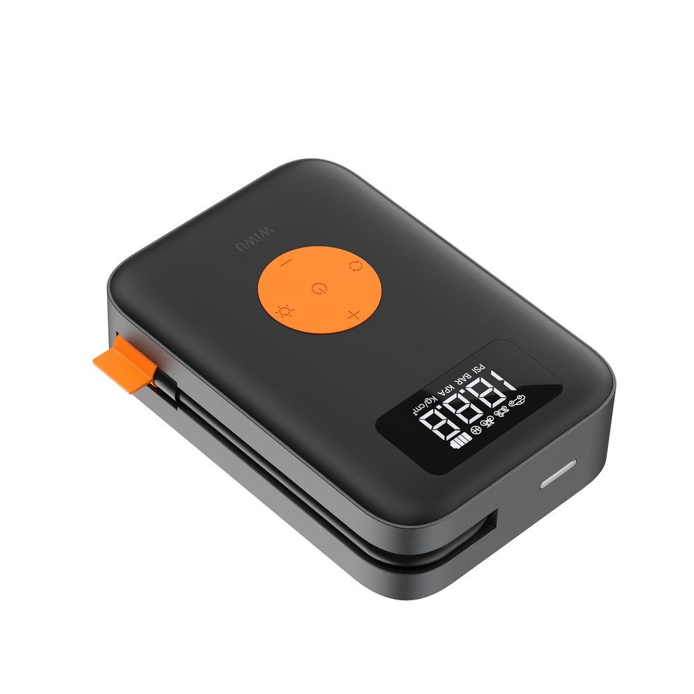 Автомобільний насос WIWU Portable Cordless Tire inflator Wi-Ai003 Black (6977703650792) 3