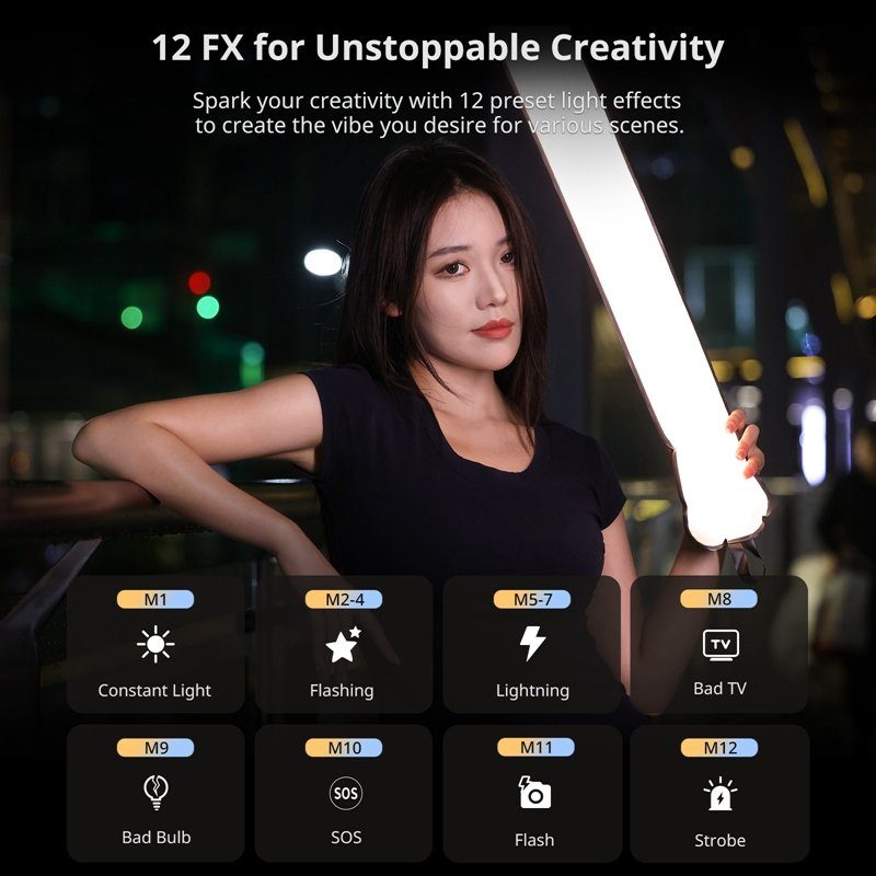 Відеосвітло Ulanzi UA20 20W Portable Air Tube Light (L110 UA20) (L110) 7