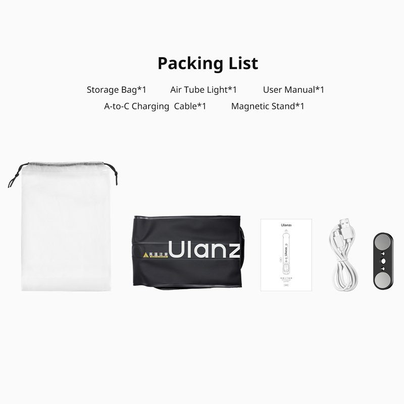 Відеосвітло Ulanzi UA20 20W Portable Air Tube Light (L110 UA20) (L110) 4