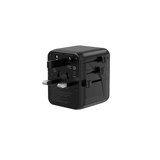 Мережевий фільтр WIWU 25W Warrior GaN Universal Adapter 2C1A Wi-UA011 Black (6977703656626) 5
