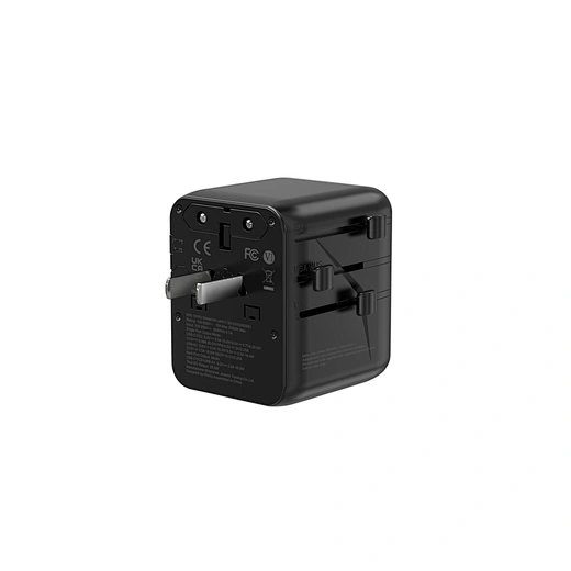 Мережевий фільтр WIWU 25W Warrior GaN Universal Adapter 2C1A Wi-UA011 Black (6977703656626) 4