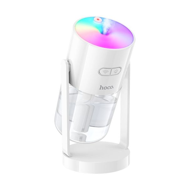 Зволожувач повітря з проекцією зоряного неба HOCO HX34  280ml Starry sky humidifier White (6942007674560)