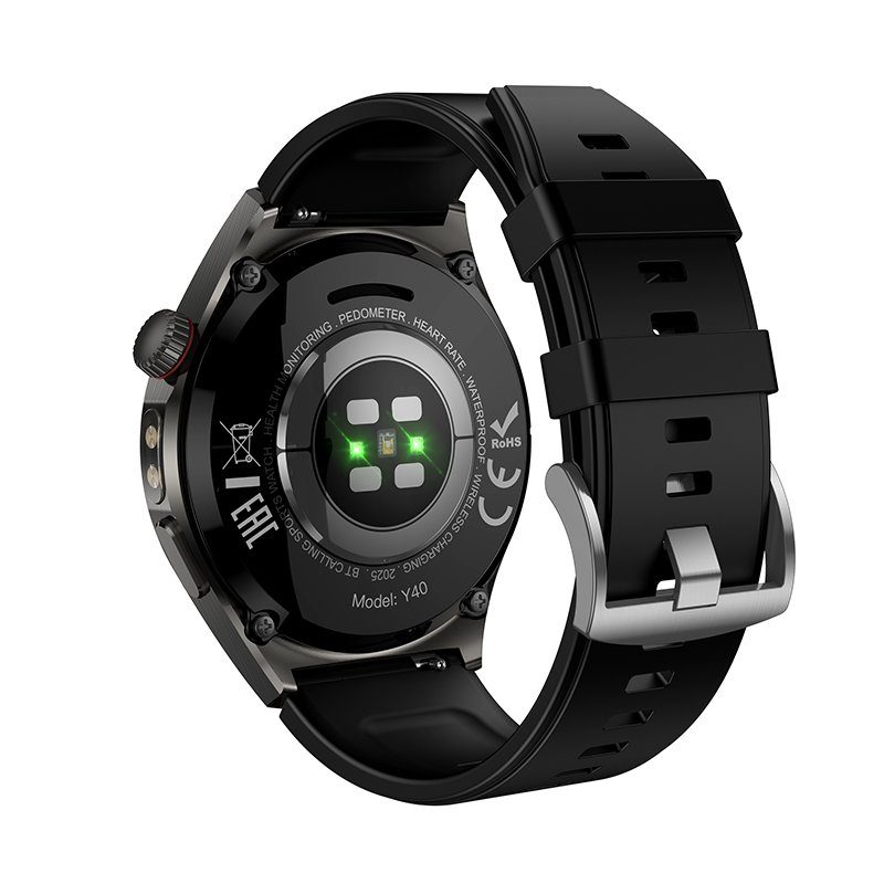 Смарт-годинник HOCO Y40 38mm. 315 mAh. IP68  Smart watch(call version) Black (6942007672078) 7
