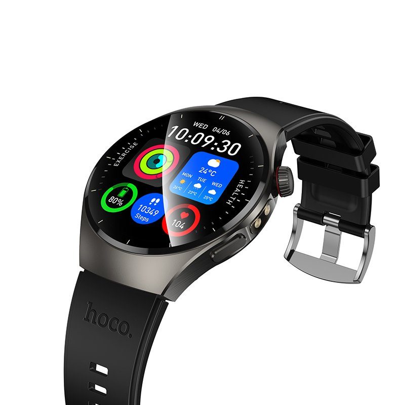 Смарт-годинник HOCO Y40 38mm. 315 mAh. IP68  Smart watch(call version) Black (6942007672078) 5