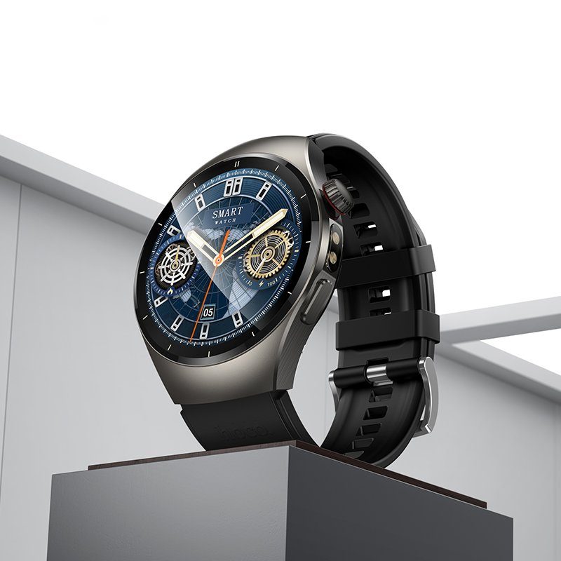 Смарт-годинник HOCO Y40 38mm. 315 mAh. IP68  Smart watch(call version) Black (6942007672078) 9