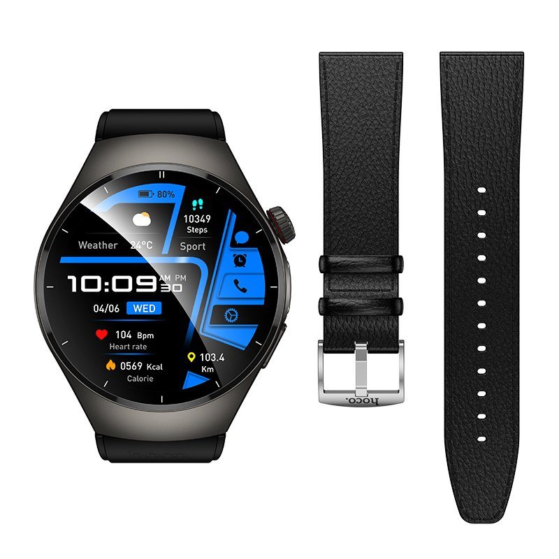 Смарт-годинник HOCO Y40 38mm. 315 mAh. IP68  Smart watch(call version) Black (6942007672078) 6