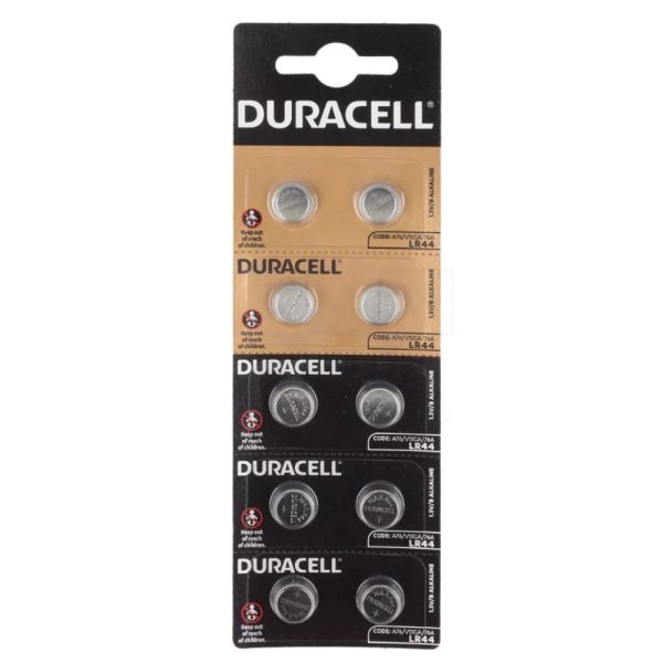 Батарейка Duracell LR44/A76 (10шт) (5000394132061)