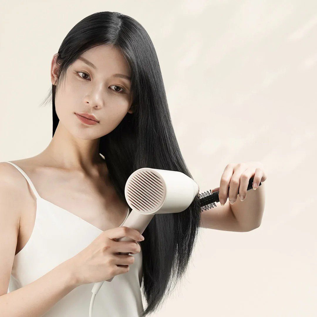 Фен Xiaomi Doco negative ion hair dryer soft and fast dry hair care Small Milk (Китайська вилка) (AN001SM) 3