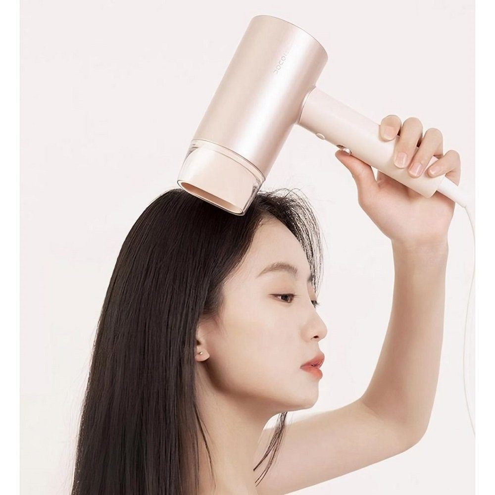 Фен Xiaomi Doco negative ion hair dryer soft and fast dry hair care Pink (Китайська вилка) (AN002P) 2
