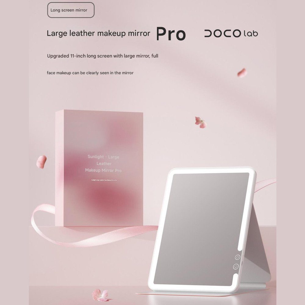 Дзеркало для макіяжу Xiaomi DOCO 11 " Daylight Portable Flat Mirror Pro White (FM008W) 6