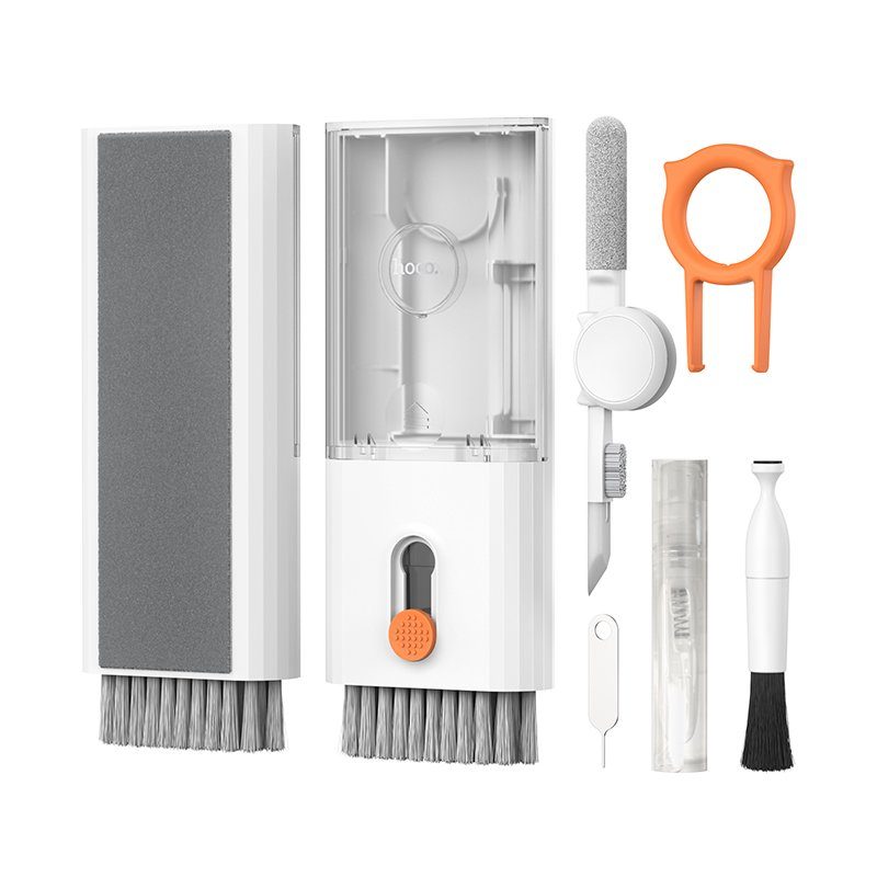 Багатофункціональний інструмент для чищення HOCO UT2 Multifunctional cleaning set White (6942007674607) 4