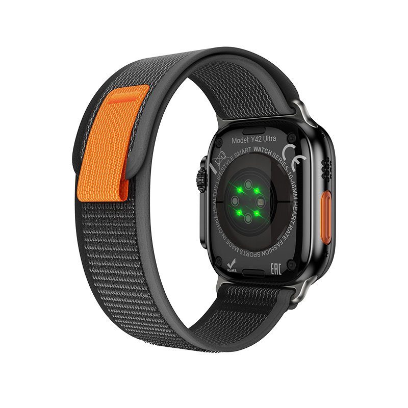 Смарт-годинник HOCO Y42 Ultra 53mm. 260 mAh. IP67 Smart watch(call version) Black (6942007675291) 4