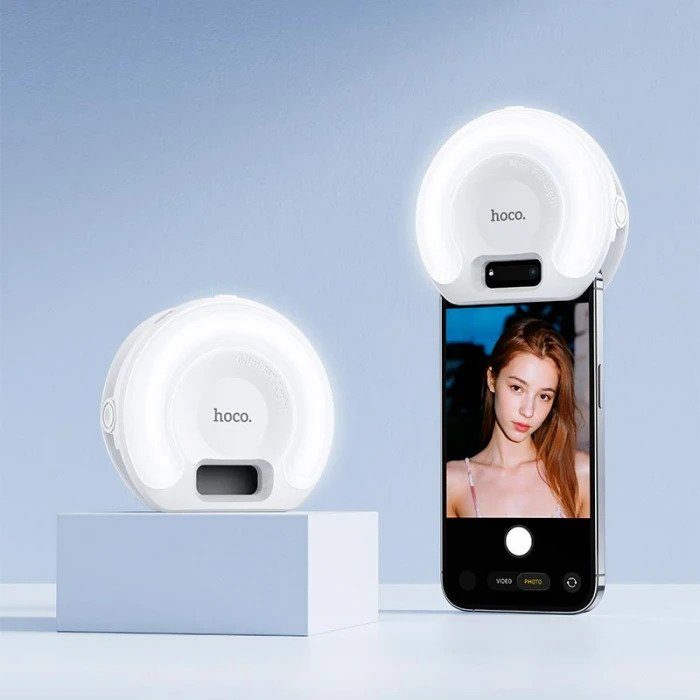 Лампа на телефон HOCO K160 Olas fill light White (6942007671774) 7