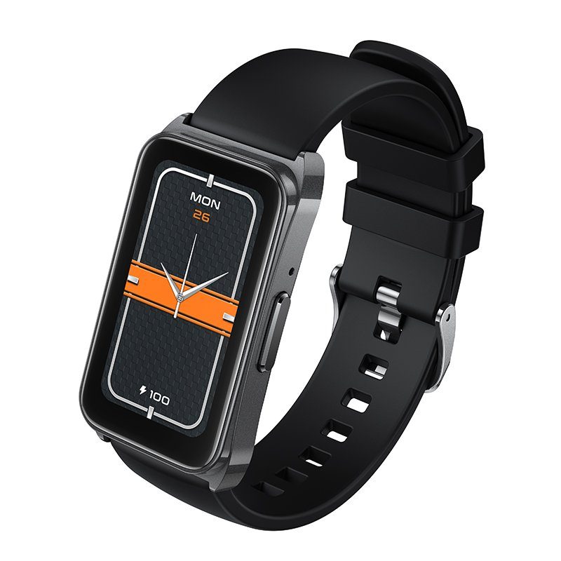Фітнес-браслет BOROFONE BD16 37mm. 200 mAh. IP67 Smart bracelet Black (6941991126574)