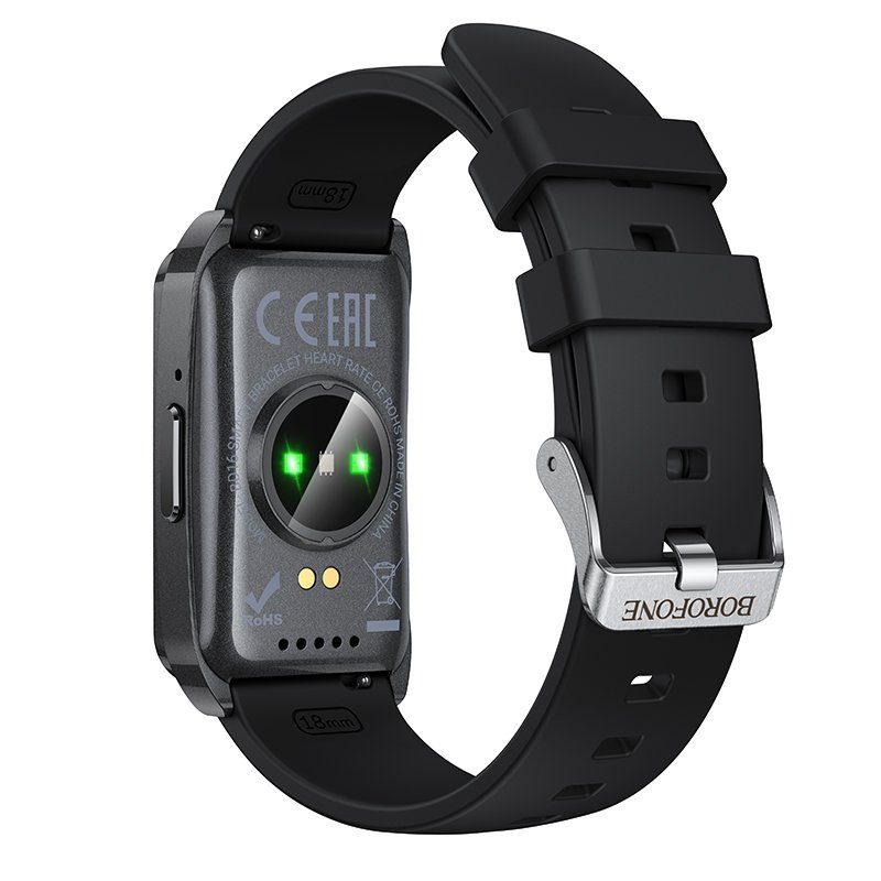 Фітнес-браслет BOROFONE BD16 37mm. 200 mAh. IP67 Smart bracelet Black (6941991126574) 4