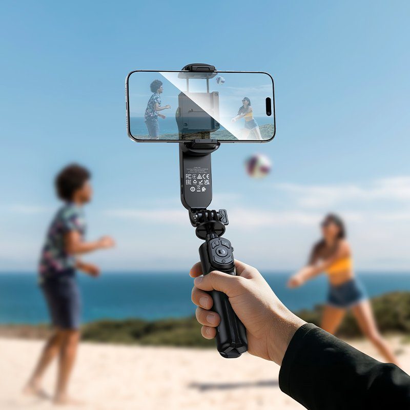 Селфі-трипод HOCO K90 Feliz single-axis live broadcast holder Black (6942007673204) 11