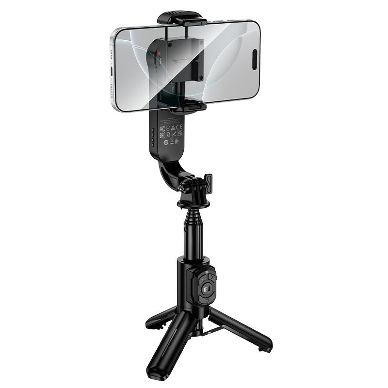 Селфі-трипод HOCO K90 Feliz single-axis live broadcast holder Black (6942007673204) 3