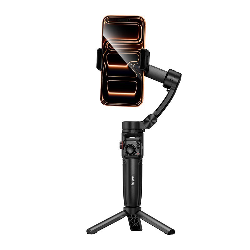 Триосьовий стабілізатор HOCO K91 Three-axis intelligent gimbal Black (6942007675802) 3