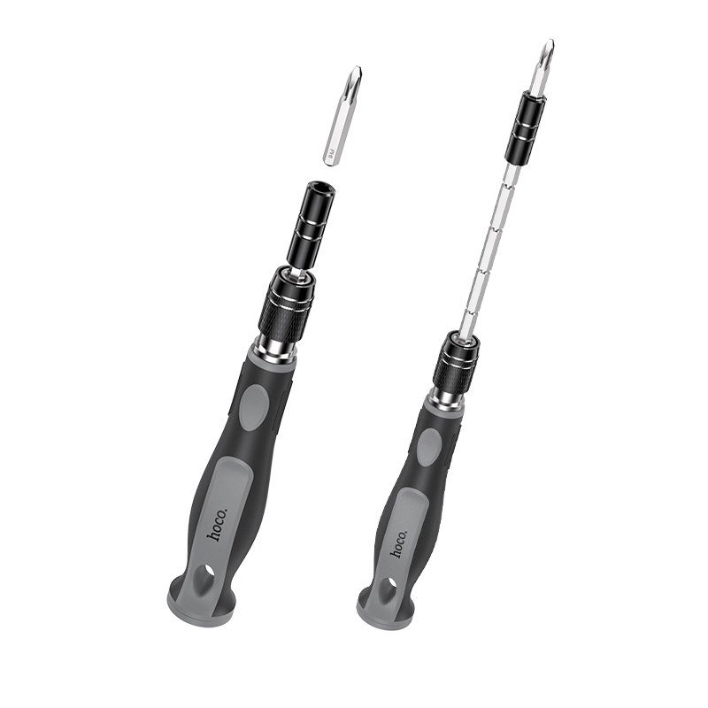 Набір викруток HOCO UT10 32-in-1 screwdriver set gray and black (6942007674614) 5