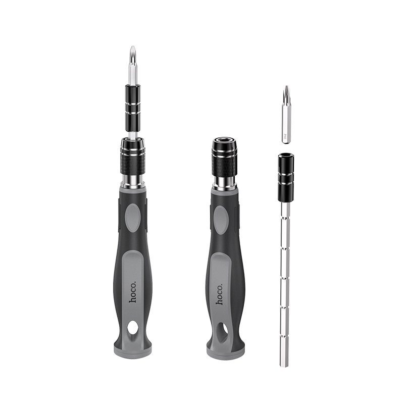 Набір викруток HOCO UT10 32-in-1 screwdriver set gray and black (6942007674614) 4