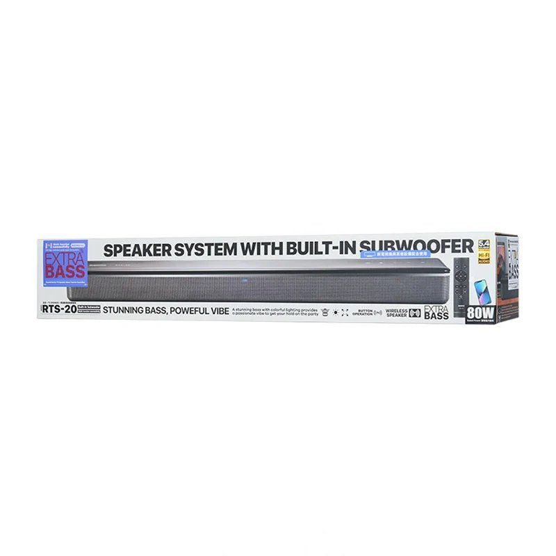 Саундбар REMAX RTS-20 Yuenhi Series, 80W, Gray (6954851292869) 2