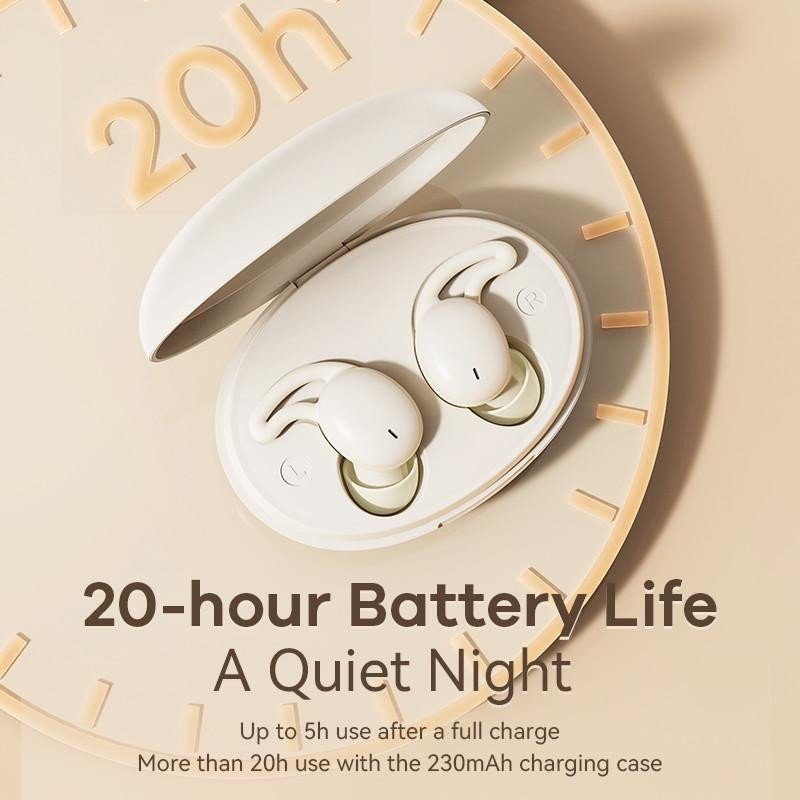 Бездротові навушники TWS REMAX Dreamer Series True Wireless Music Earbuds SleepBuds Z2 Beige (6954851209232) 8