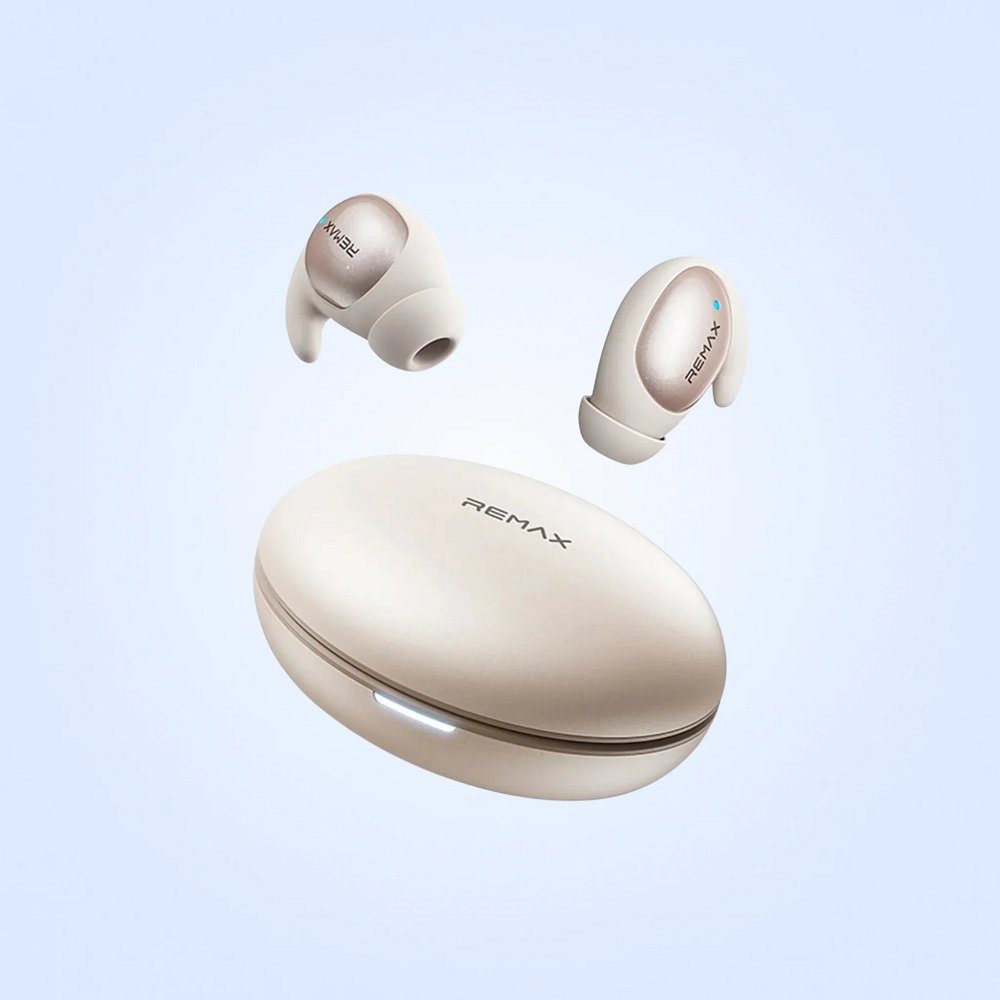 Бездротові навушники TWS REMAX Sleep TWS-01 Beige (6954851253761) 3
