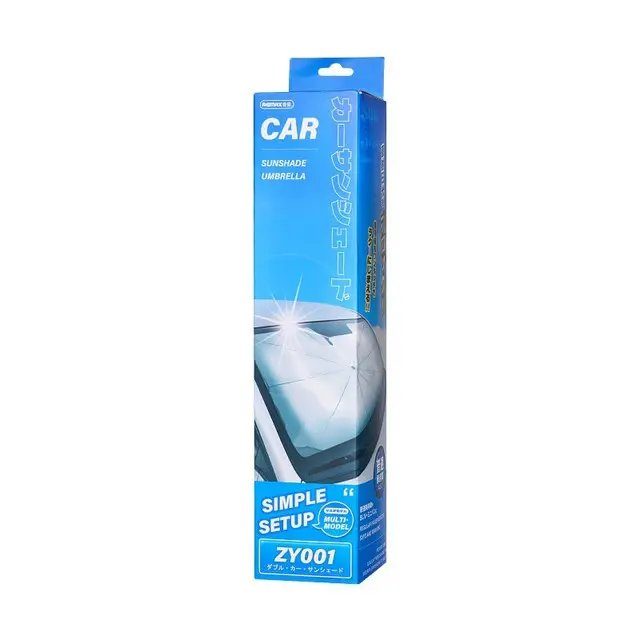 Автомобільна сонцезахисна парасолька REMAX Car sunshade umbrella ZY001 (145*81см) Black (6954851251743) 2