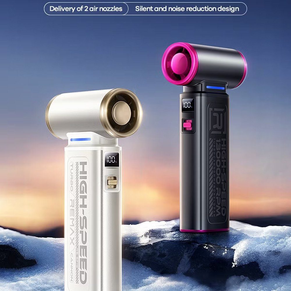 Портативний турбовентилятор REMAX High-Speed 130000 RPM Turbo Cannon Handheld Fan RS-SF19 Purple (6954851255543) 3