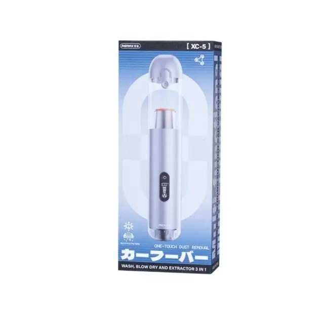 Автомобільний пилосос REMAX Multi-functional brushless strong suction car vacuum cleaner XC-5 White (6954851255703) 2