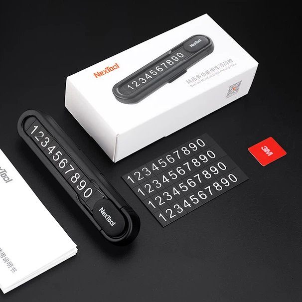 Паркувальна карта Xiaomi NEXTOOL Multifunctional Parking Sign Black (NE20140) 2