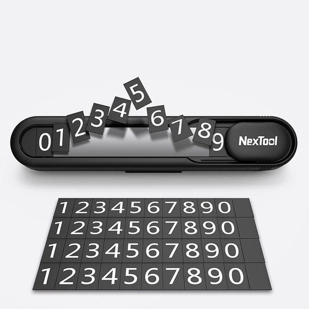 Паркувальна карта Xiaomi NEXTOOL Multifunctional Parking Sign Black (NE20140) 8
