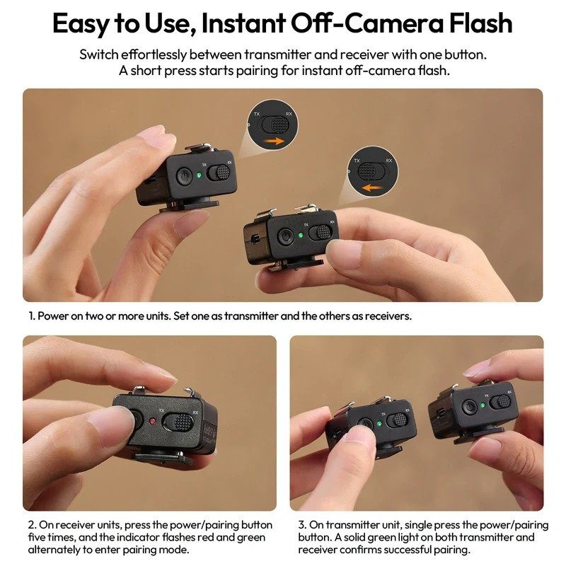 Адаптер для спалаху Ulanzi LA10 Mini Flash Trigger (C059) 7