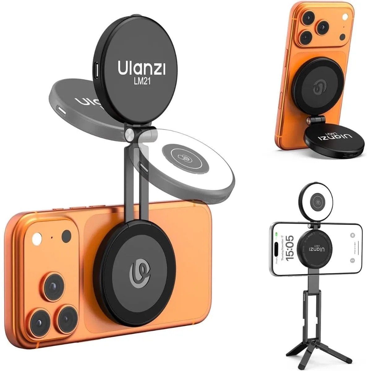 Відеосвітло Ulanzi LM21 Magnetic Fill Light(Black) (L236) 3