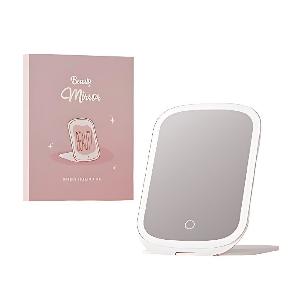 Дзеркало для макіяжу Xiaomi DOCO Cosmetic Mirror Portable with Lamp Flip version-Powder (FM002) 2