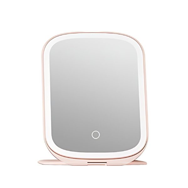 Дзеркало для макіяжу Xiaomi DOCO Cosmetic Mirror Portable with Lamp Flip version-Powder (FM002)