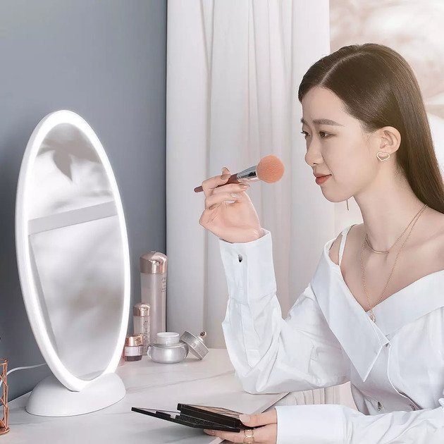 Дзеркало для макіяжу Xiaomi Jordan Judy large 18-inch LED  Makeup Mirror (NV534) 4