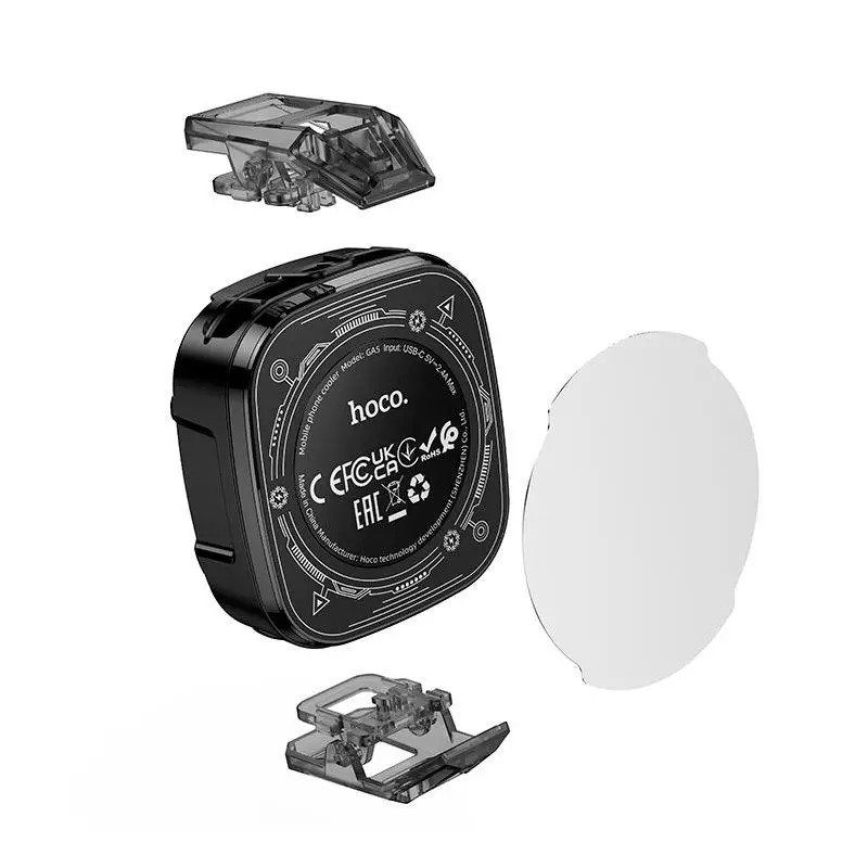 Мобільний кулер HOCO GA5 Triumph semiconductor mobile phone cooler Black (6942007667852) 4